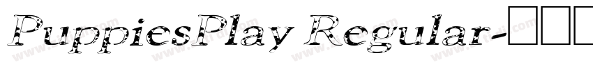 PuppiesPlay Regular字体转换